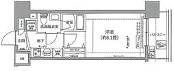 アイルヴァーチェ川崎 1Kの間取図画像