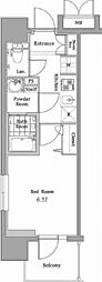 N-stage西川口 1Kの間取図画像