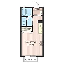 グランディールＢ 00206 ｜ 栃木県小山市大字横倉新田316-4（賃貸アパート1R・2階・28.21㎡） その2