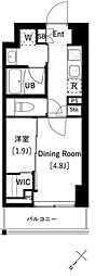 アークマーク上池袋 2Kの間取図画像