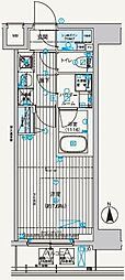 メインステージ元浅草3 1Kの間取図画像