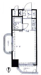 ロマネスク赤坂第2 1Kの間取図画像