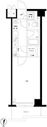 ルーブル亀戸天神前 1Kの間取図画像