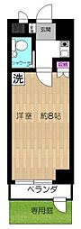 ライオンズマンション東駒形 1Kの間取図画像