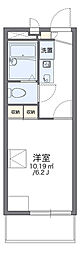 レオパレスエール 1Kの間取図画像