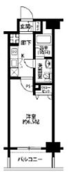 プレール・ドゥーク東京CANAL 1Kの間取図画像