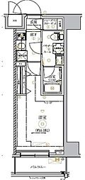 RELUXIA墨田八広 5階1Kの間取り