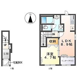 Sonas 1LDKの間取図画像