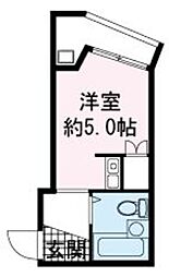 ラ・メゾン沼津 1Kの間取図画像