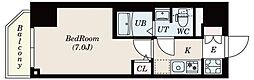 S-RESIDENCE松戸 1Kの間取図画像