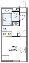レオパレスバロンドール 1Kの間取図画像