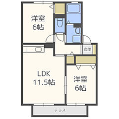 物件の間取り