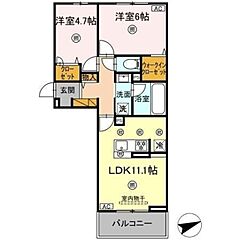 物件の間取り