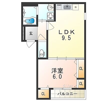 フジパレス堺三国ヶ丘3番館_間取り_0