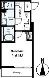 GRADUS 西船橋 1Kの間取図画像