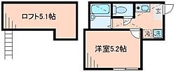マイフィールズ横浜 1Kの間取図画像