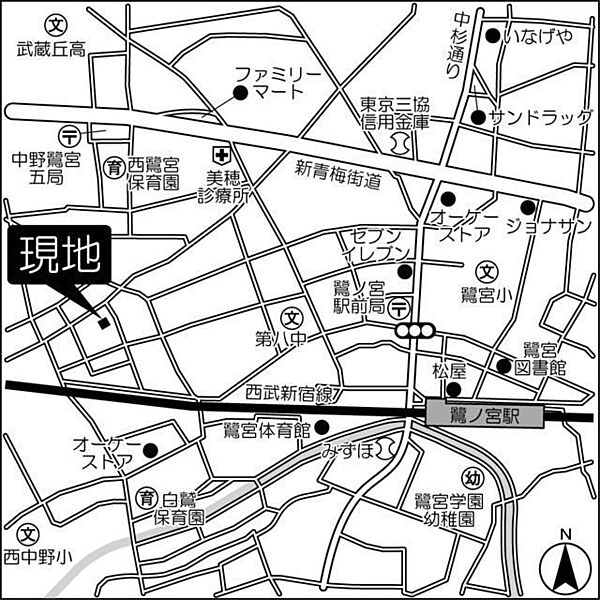 Tivoli鷺宮 205｜東京都中野区鷺宮４丁目(賃貸アパート3LDK・2階・65.50㎡)の写真 その29