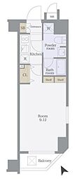 ARTESSIMOFERIO 1Kの間取図画像