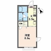 シャーメゾンＮ 102 ｜ 岩手県花巻市桜台１丁目20-8（賃貸アパート1K・1階・28.00㎡） その2