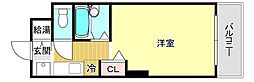 ステラ向野 ワンルームの間取図画像