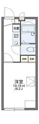 レオパレスカンパネラ 1Kの間取図画像