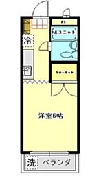 リバーサイドヴィラ 1Kの間取図画像