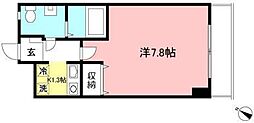 コトーエスポワール 1Kの間取図画像