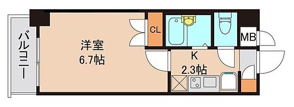 インプルーブ西船橋 402｜千葉県船橋市本郷町(賃貸マンション1K・4階・20.63㎡)の写真 その2