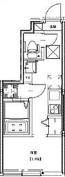 ソルナクレイシア南阿佐ヶ谷II 1Kの間取図画像