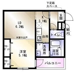 リヴェール助松 2階