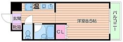 ギャレグラン太子橋 1Kの間取図画像