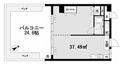リッツ麻布 1LDKの間取図画像