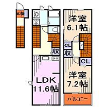 グランデポルトII  ｜ 埼玉県さいたま市緑区大字大門（賃貸アパート2LDK・2階・66.16㎡） その2