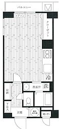 ライオンズマンション池田山 ワンルームの間取図画像