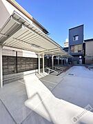 屋根付き駐輪場♪