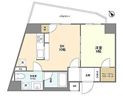 プロスペクト西巣鴨 1LDKの間取図画像