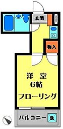 ベルトピア相模原 1Kの間取図画像