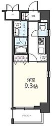 アンファンテーヌ 1Kの間取図画像