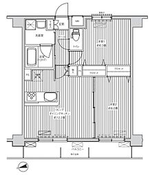 ロイヤルパレス 2LDKの間取図画像