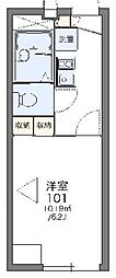 レオパレススズキ 1Kの間取図画像