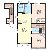 メゾンヨコマチ 00201 ｜ 千葉県柏市十余二297-143（賃貸アパート2LDK・2階・54.17㎡） その2