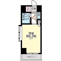 ホーユウコンフォルト大和中央 1Kの間取図画像