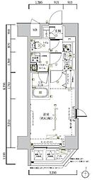 ＬＵＭＥＥＤ大島 9階1Kの間取り