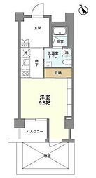 ガーデン原宿 1Kの間取図画像