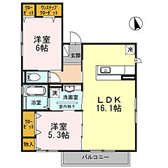 物件の間取り