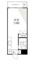 ダイヤモンドレジデンス ワンルームの間取図画像