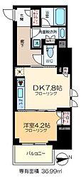 アトラス秋葉原アロマコート 1DKの間取図画像