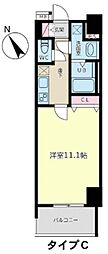 ラ・メールINAGE ワンルームの間取図画像
