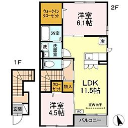 アルセード 2階