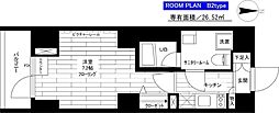 ステージグランデ新桜台 1Kの間取図画像